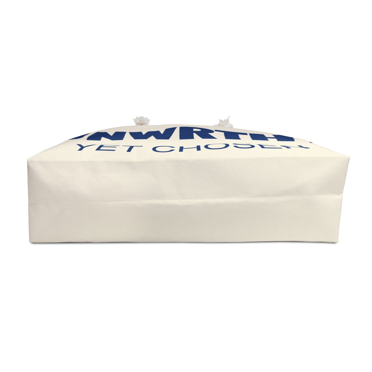UNWRTHY Book I Weekender Bag Cream and Blue