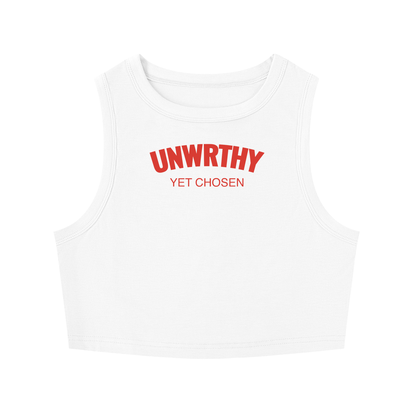 UNWRTHY Book I Crop Tank