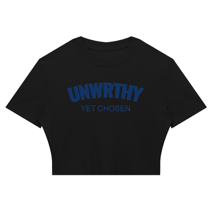 UNWRTHY Book I Ribbed Crop Tee