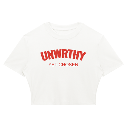 UNWRTHY Book I Ribbed Crop Tee