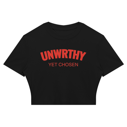 UNWRTHY Book I Ribbed Crop Tee