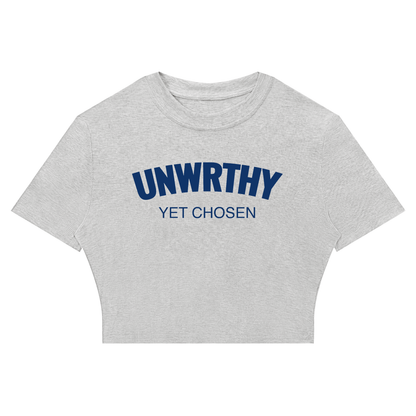 UNWRTHY Book I Ribbed Crop Tee